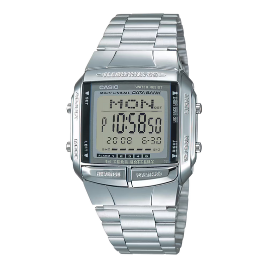 Casio DB-360-1ADF Silver Steel Watch