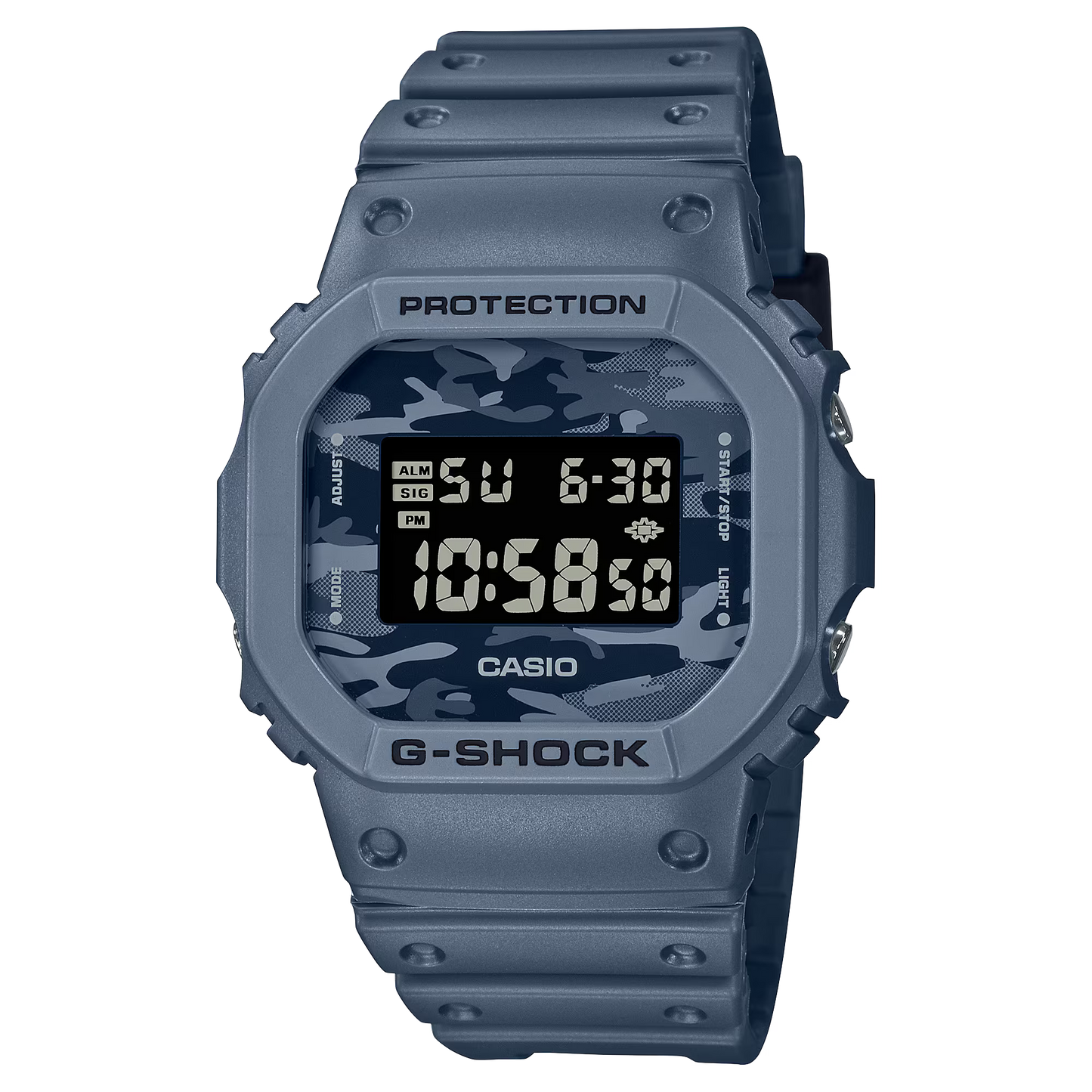 ساعة جي-شوك DW-5600CA-2 الزرقاء