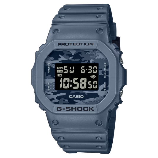 ساعة جي-شوك DW-5600CA-2 الزرقاء
