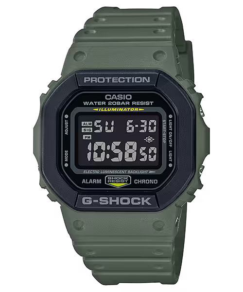 G-Shock DW-5610SU-3DR Green Watch