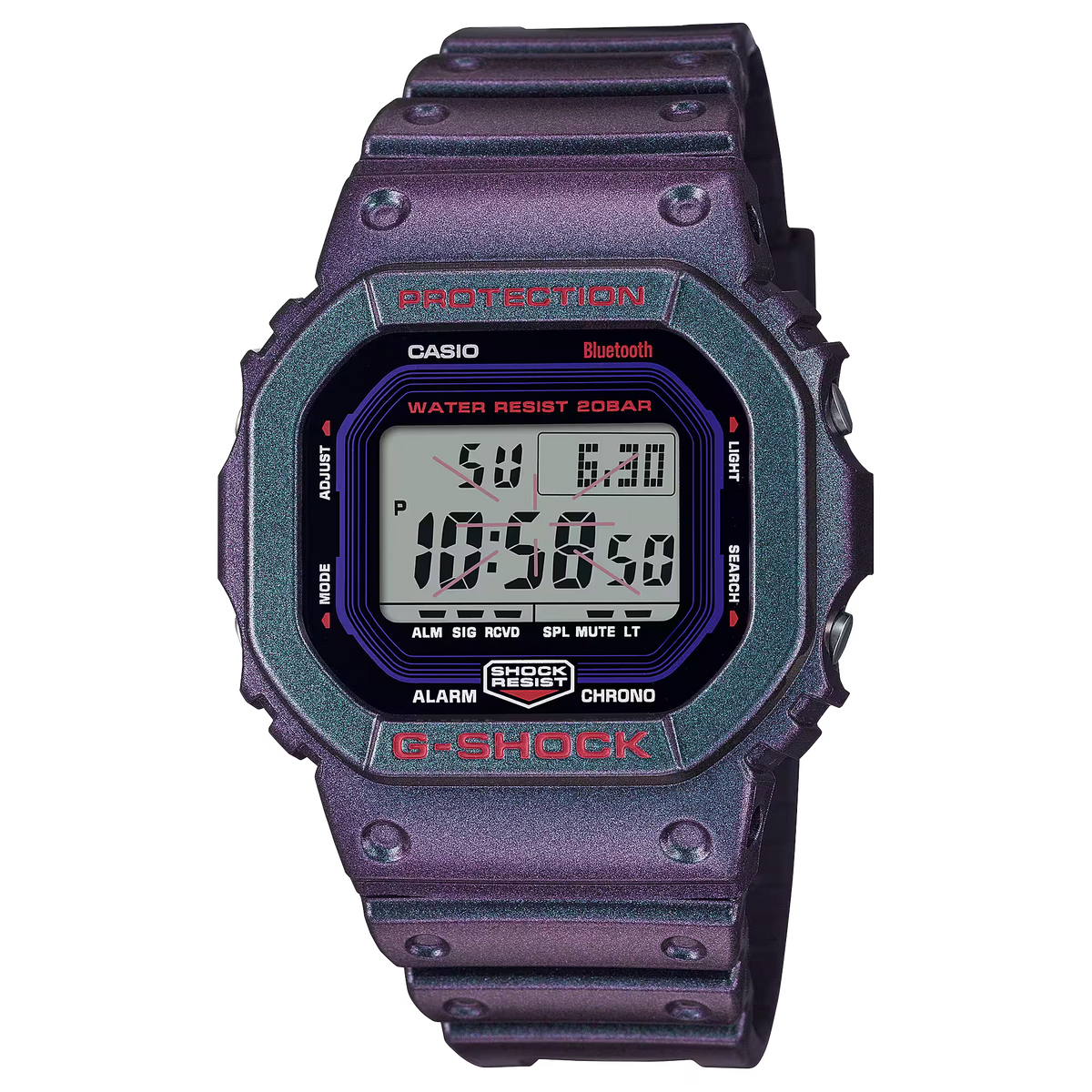 G-Shock DW-B5600AH-6DR Bluetooth Purple Color Watch