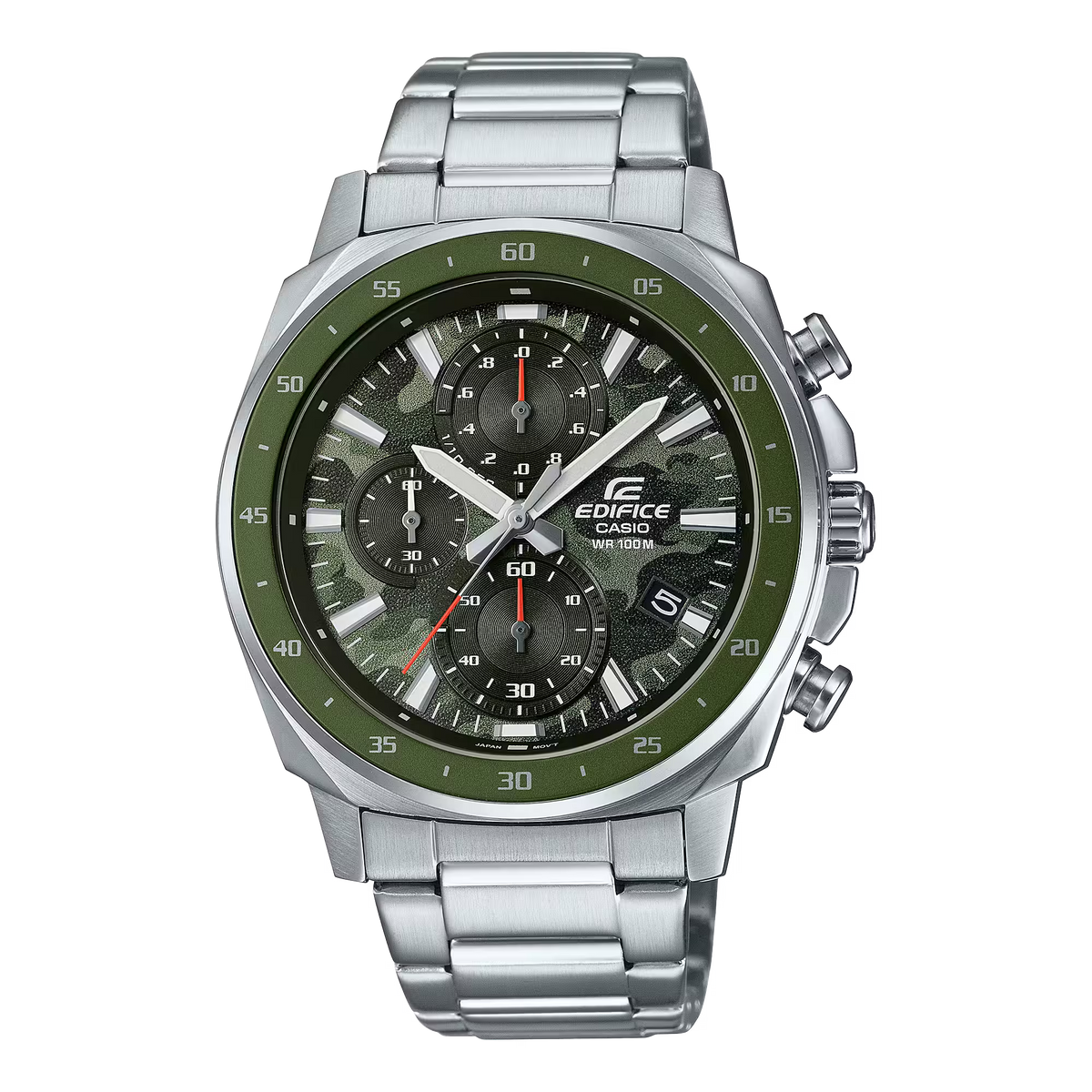 Edifice EFV-600D-3CVUDF Green, Steel Watch