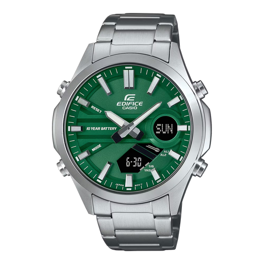 Edifice EFV-C120D-3ADF Green, Steel Watch
