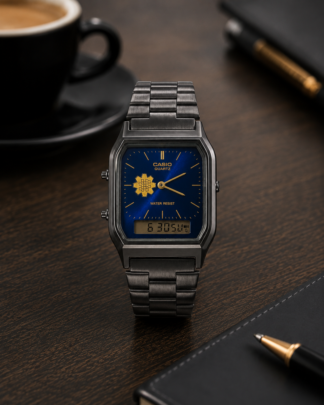 Casio Al Arfaj Flower Edition – Blue Dial Watch