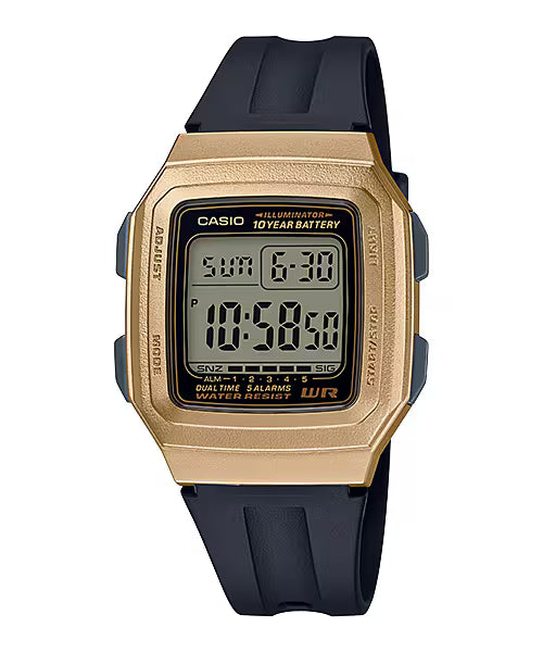 Casio F-201WAM-9AV Gold Watch