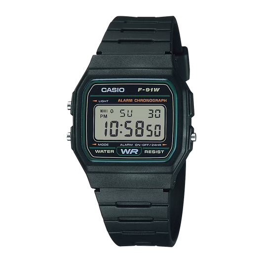 Casio F-91W-3DG Green Watch