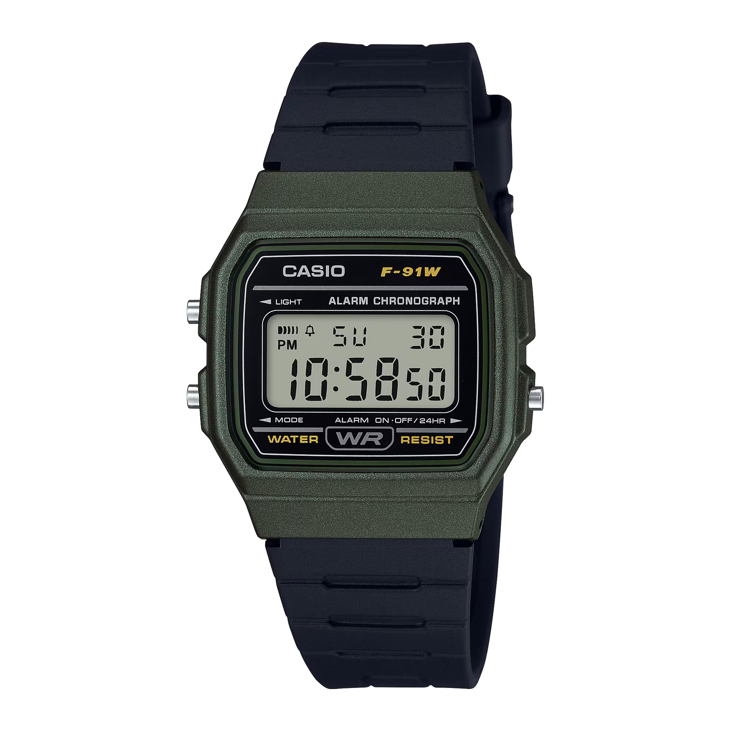 Casio F-91WM-3ADF Green Watch