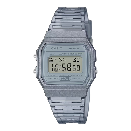 Casio F-91WS-8DF Gray Watch