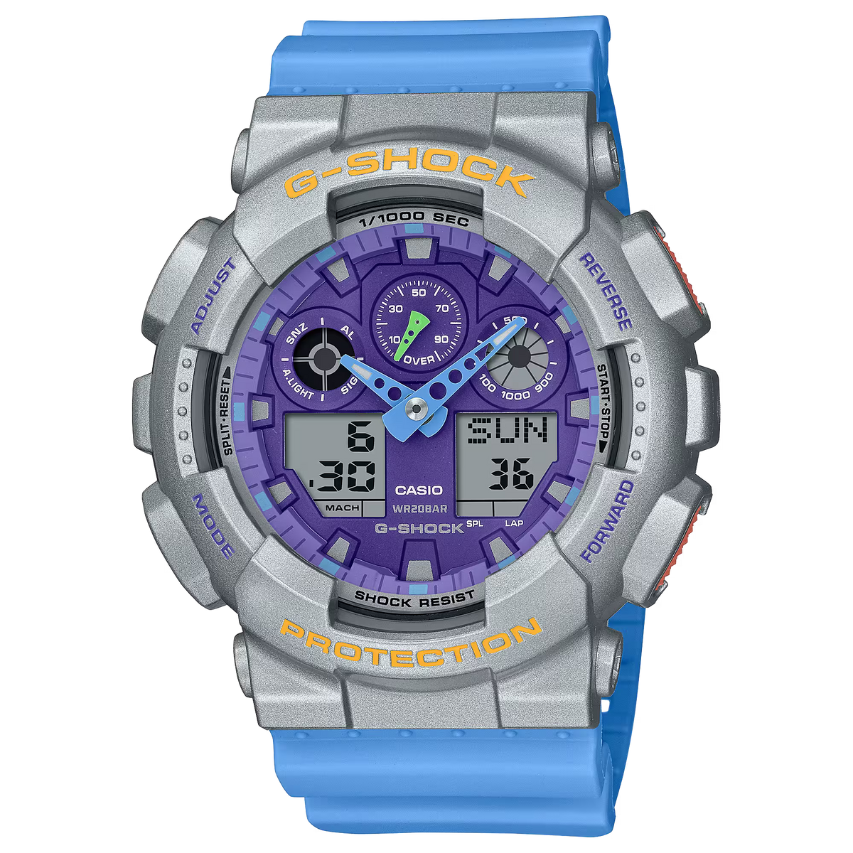 G-Shock GA-100EU-8A2DR Gray Color Watch
