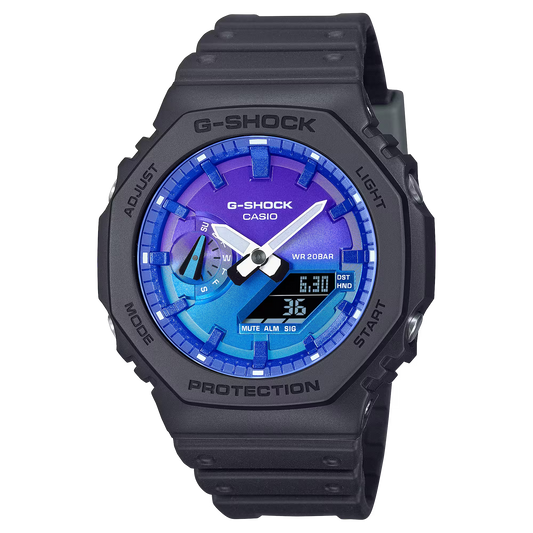 G-Shock GA-2100FL-1ADR Black Color Watch