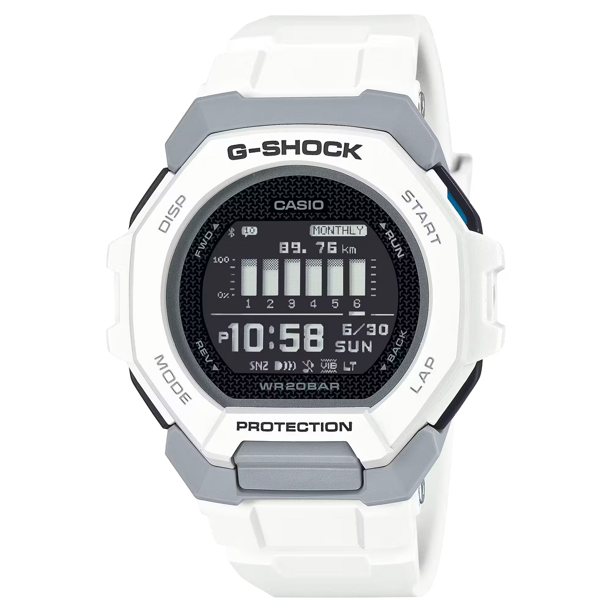 G-Shock GBD-300-7DR Bluetooth White Watch