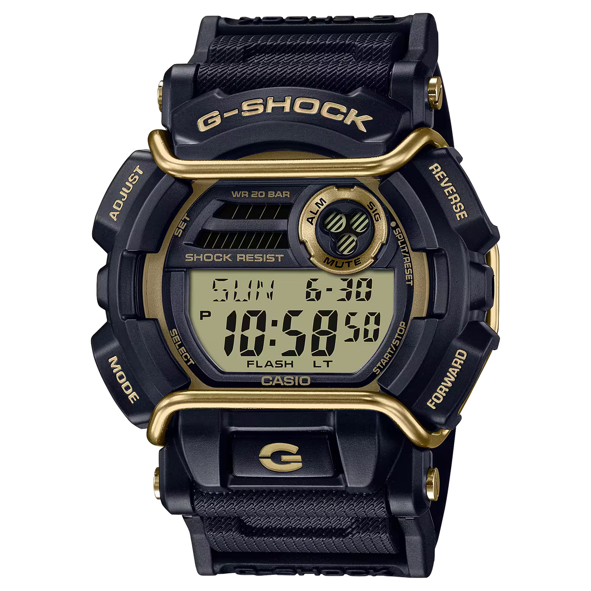 G-Shock GD-400GB-1B2DR Black Color Watch