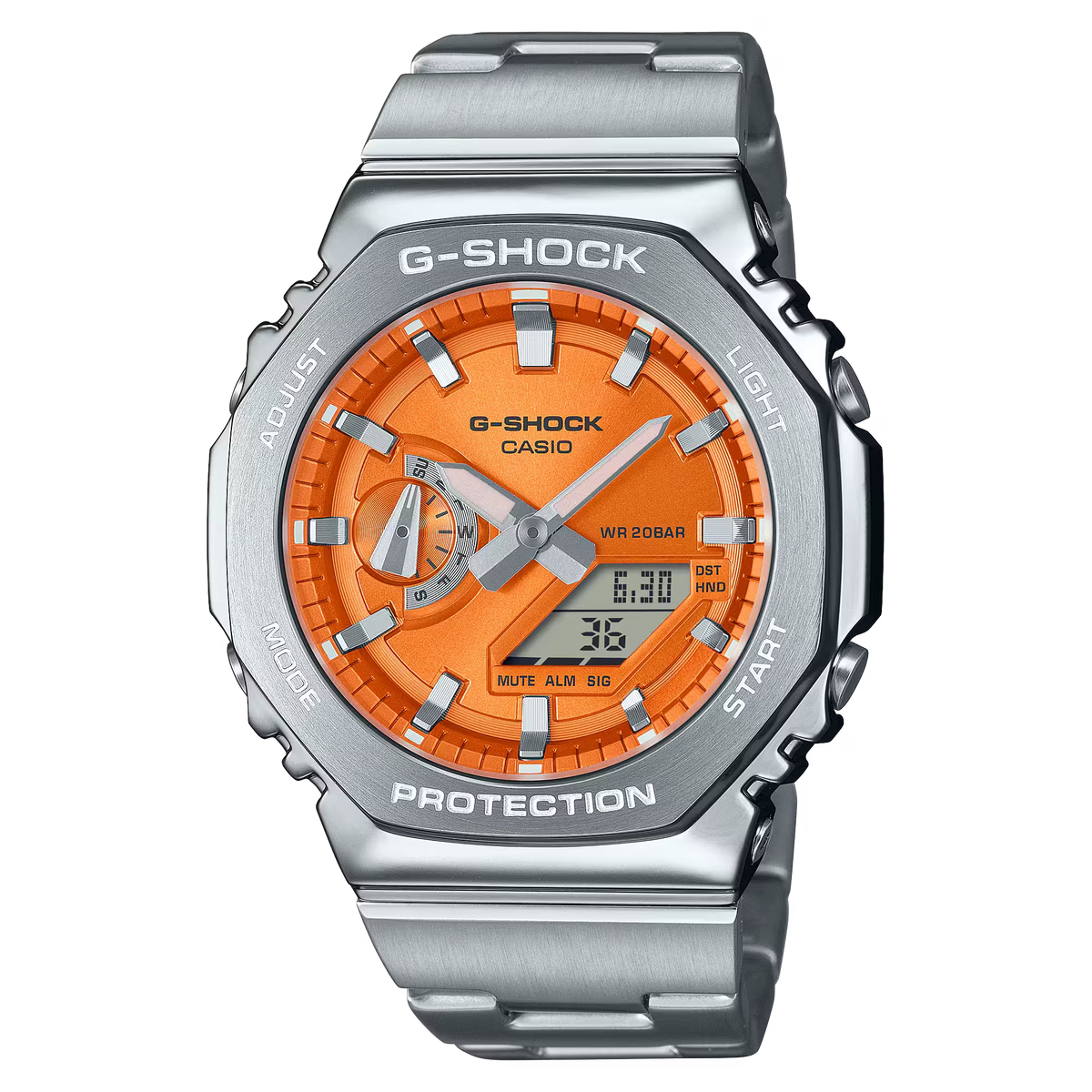G-Shock GM-2110D-4ADR Orange, Steel Watch