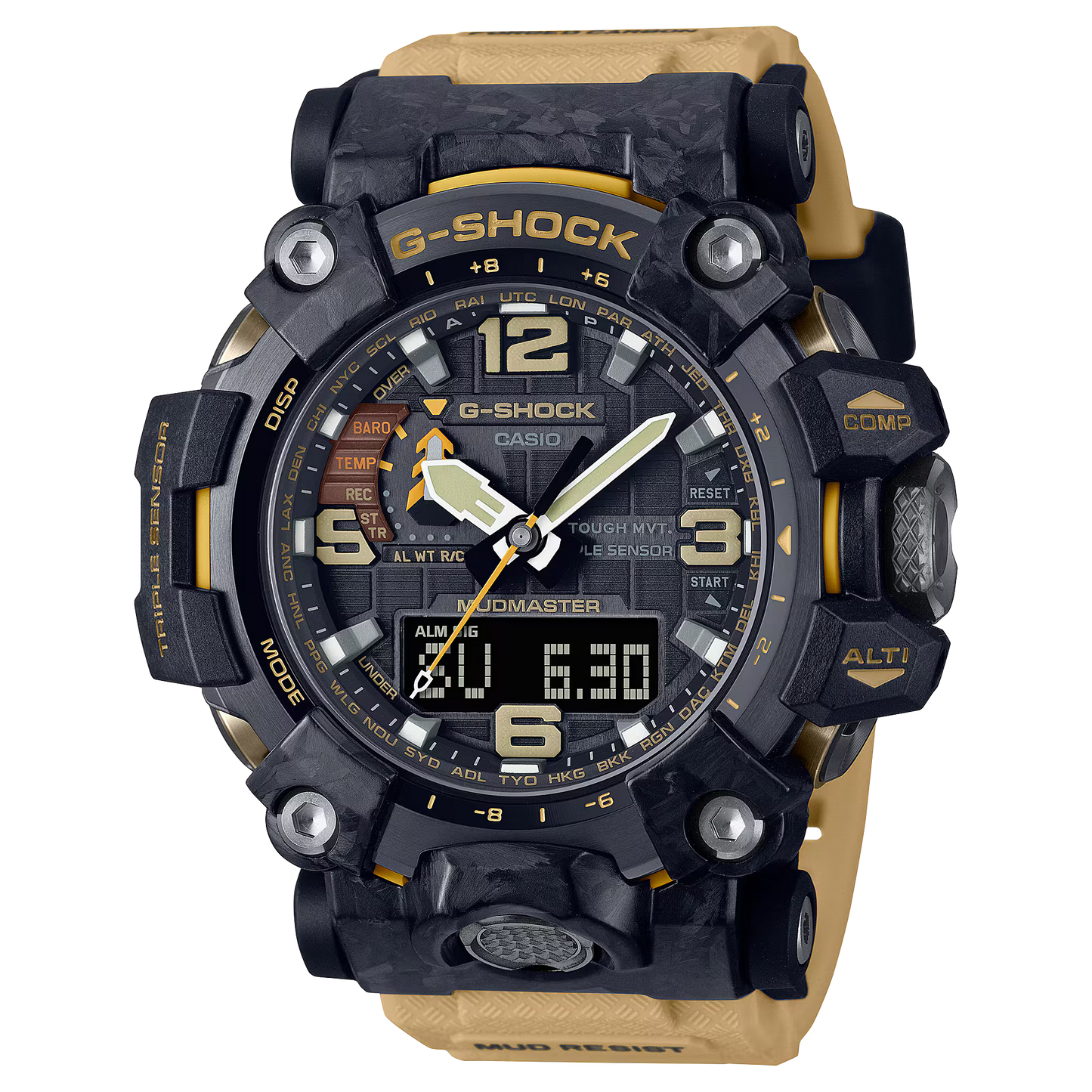 G-Shock GWG-2000-1A5DR Solar Beige Carbon Watch