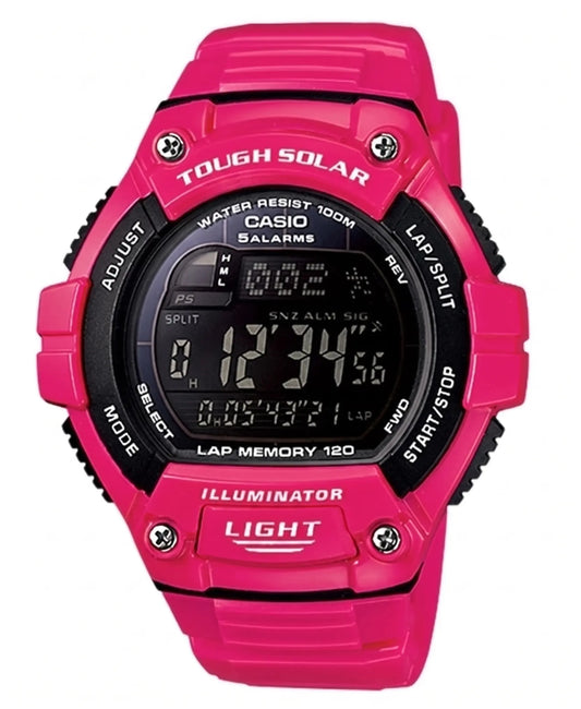 Casio W-S220C-4BV Solar Pink Watch
