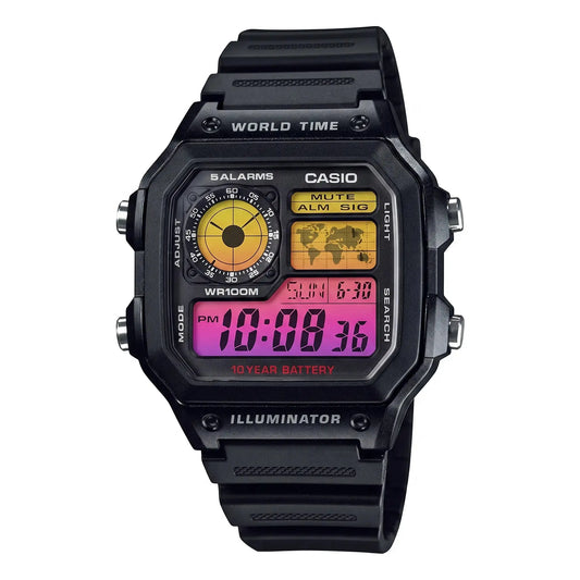 Casio AE-1200WH-1A Sunset Customized Watch - K Time