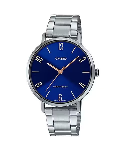 Casio LTP-VT01D-2B2UDF Women Blue Steel Watch