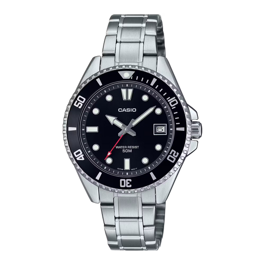 Casio MDV-10D-1A1VDF Black Steel Watch
