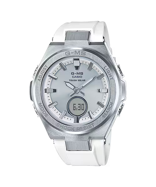 Baby-G MSG-S200-7ADR Women’s Solar White Watch