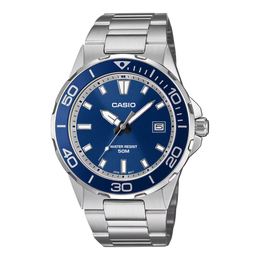 Casio MTD-145D-2AVDF Blue Steel Watch