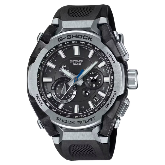 G-Shock MTG-B4000-1ADR Solar Powered Bluetooth Multi-Band 6 Black Watch