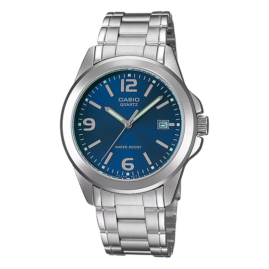 ساعة كاسيو MTP-1215A-2ADF ستانلس ستيل باللون الأزرق