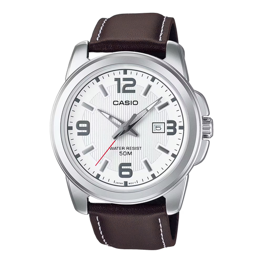ساعة كاسيو MTP-1314L-7AVDF باللون البني
