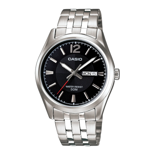 Casio MTP-1335D-1AVDF Black Steel Watch