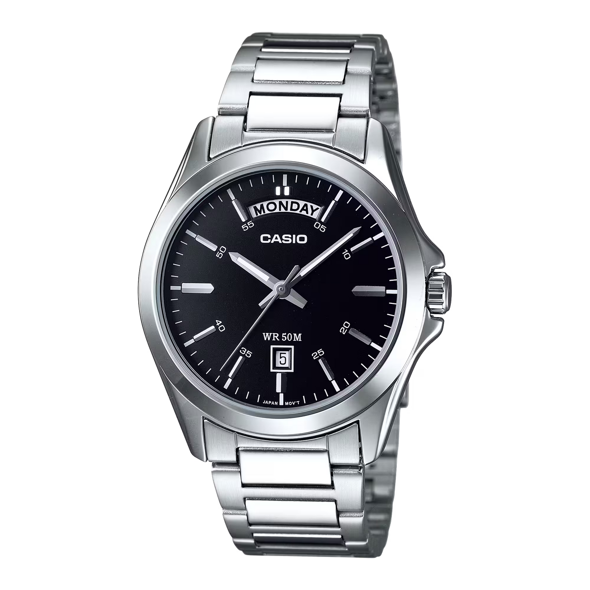 Casio MTP-1370D-1A1VDF Black Steel Watch