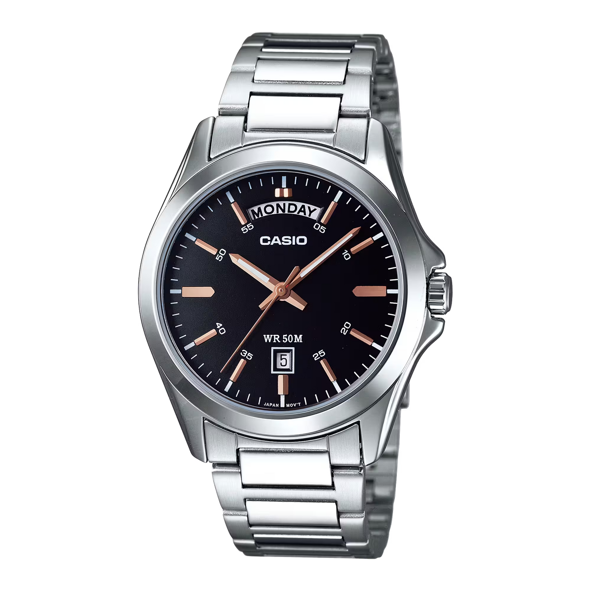 Casio MTP-1370D-1A2VDF Black Steel Watch
