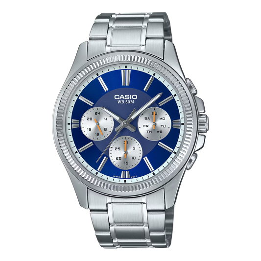 Casio MTP-1375D-2A1V Blue Steel Watch