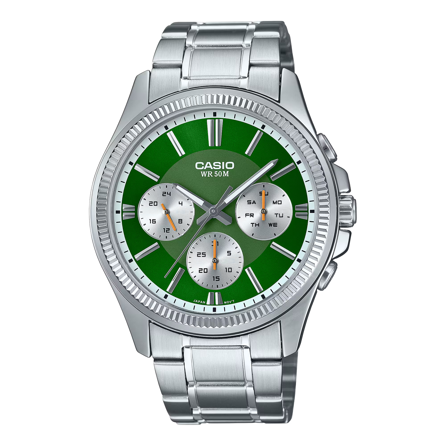 Casio MTP-1375D-3AVDF Green Steel Watch