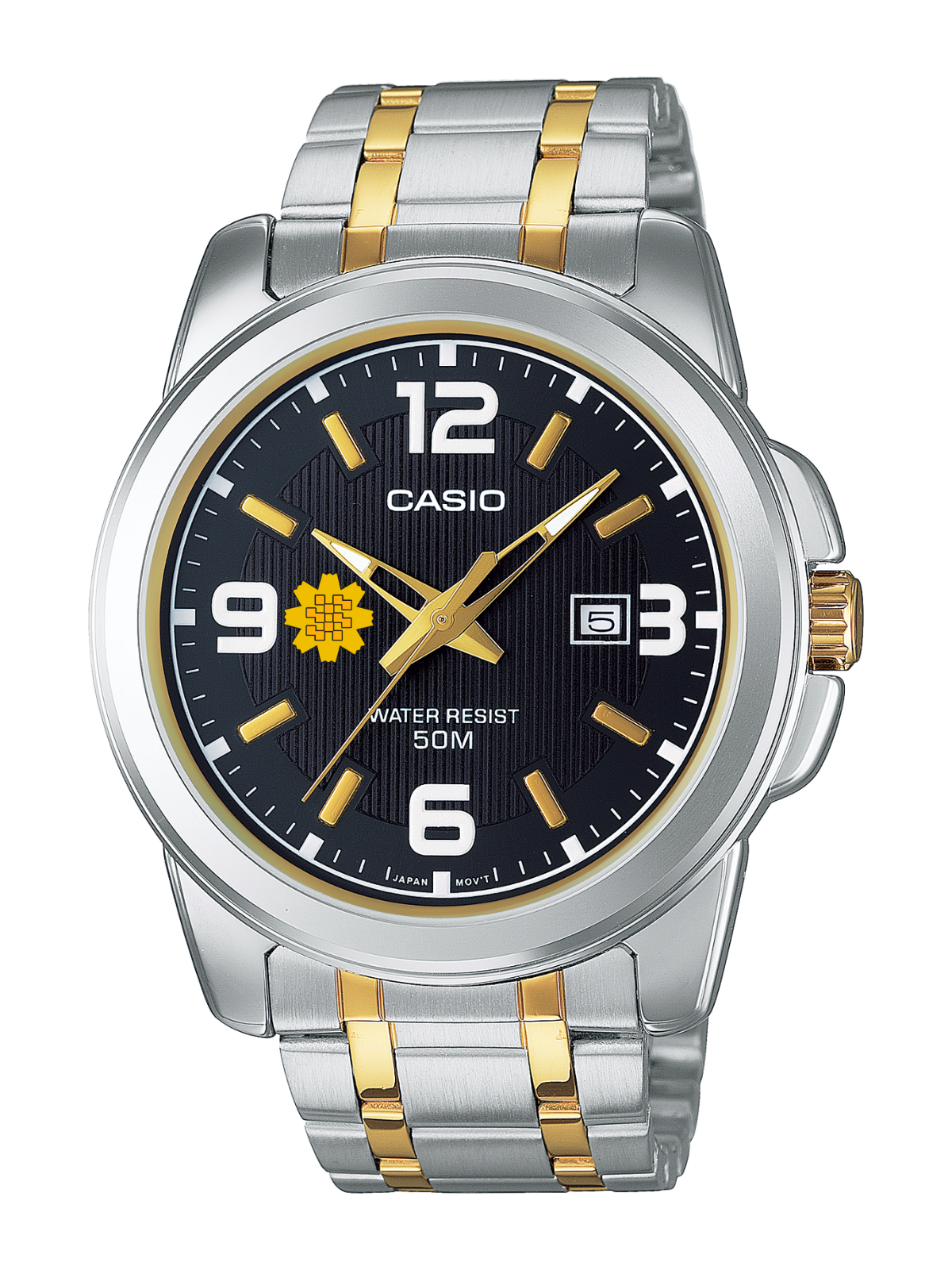 Casio Customized Al Arfaj Flower Edition Gold Watch- MTP-1314SG-1AV