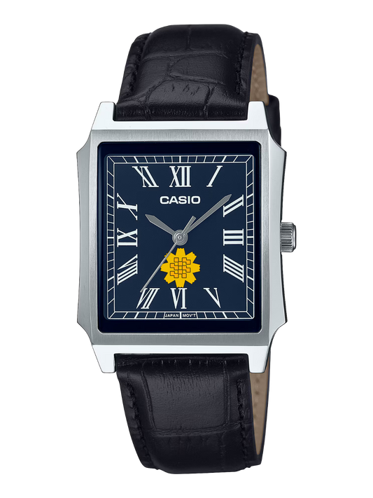 Casio Customized Al Arfaj Flower Edition Blue Watch- MTP-B190L-2BV