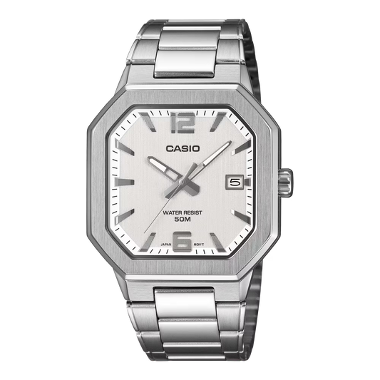 Casio MTP-B195D-7AVDF Silver Steel Watch