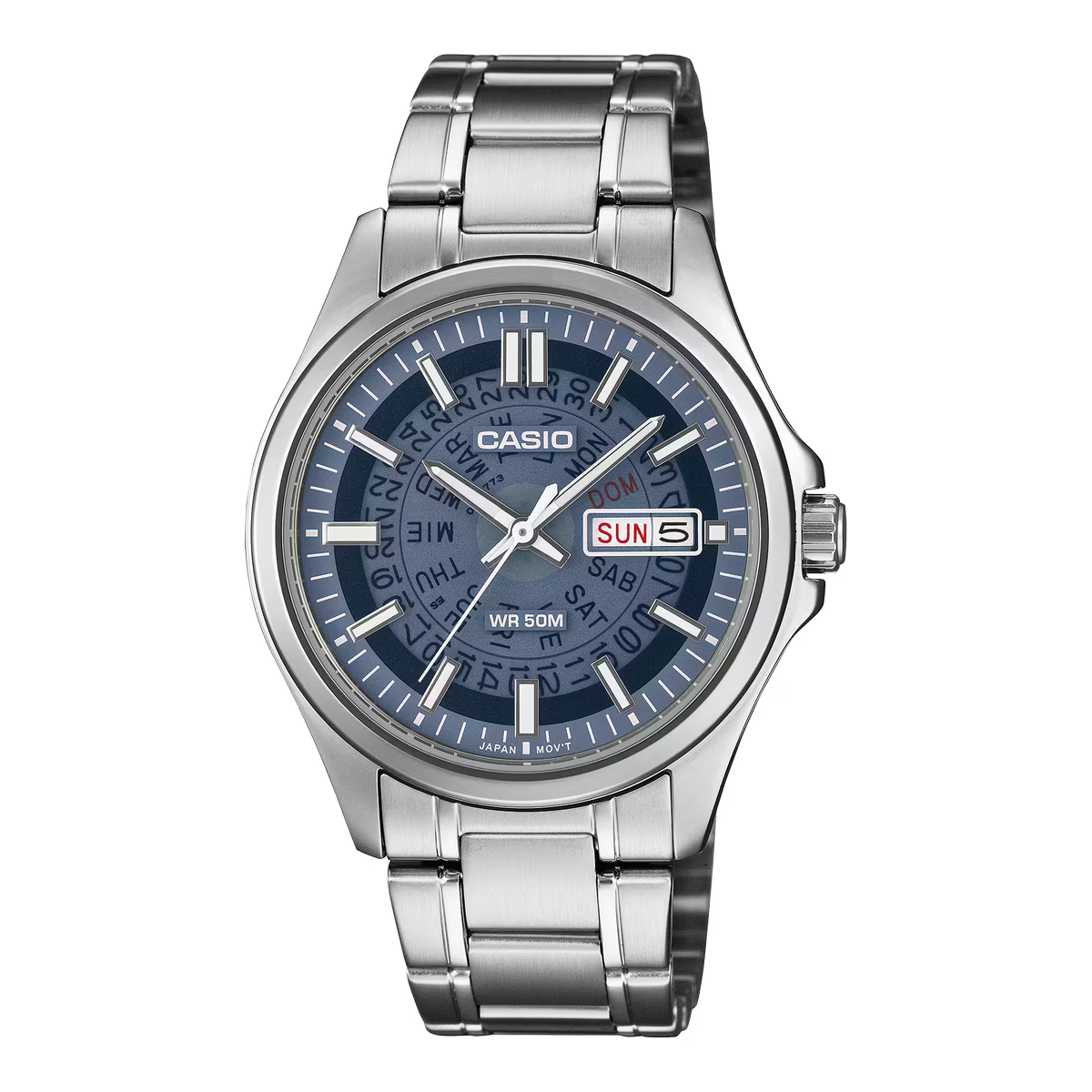 Casio MTP-E740-2A1VDF Blue Steel Watch