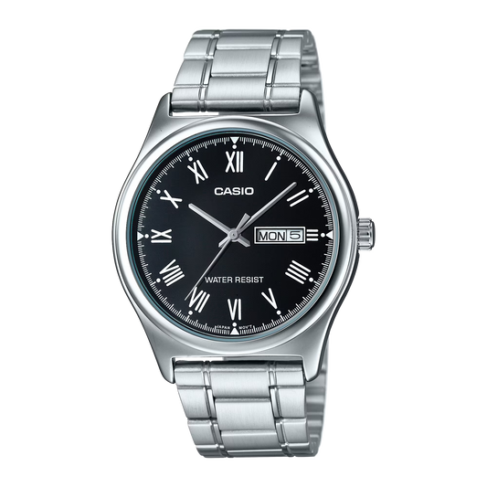 Casio MTP-V006D-1BUDF Black Steel Watch