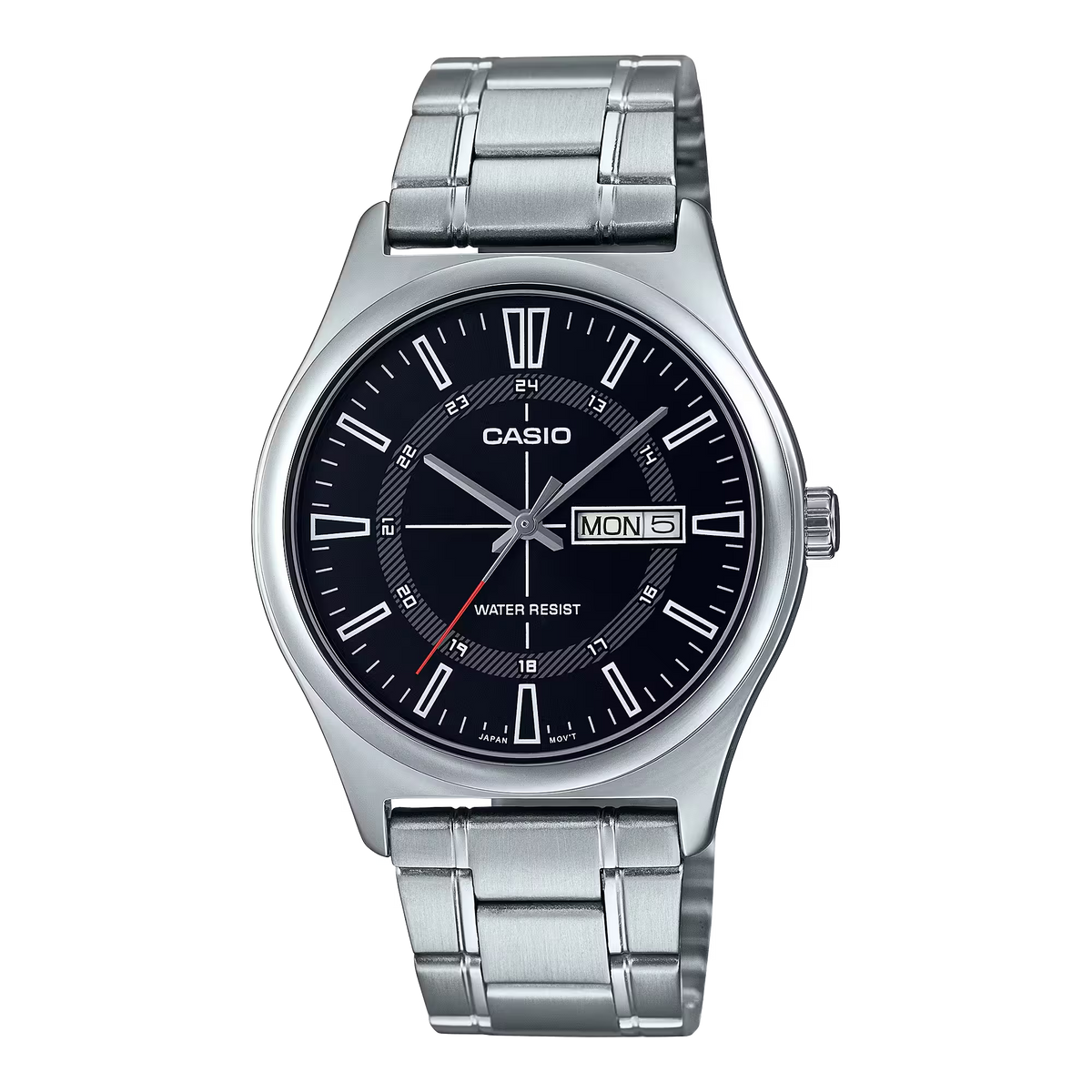 Casio MTP-V006D-1CUDF Black Steel Watch