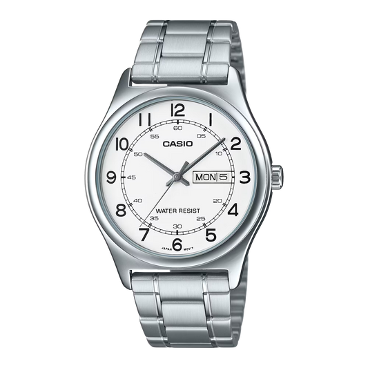 Casio MTP-V006D-7B2 White Steel Watch