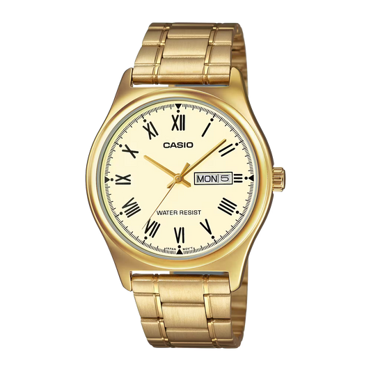 Casio MTP-V006G-9BUDF Gold Steel Watch