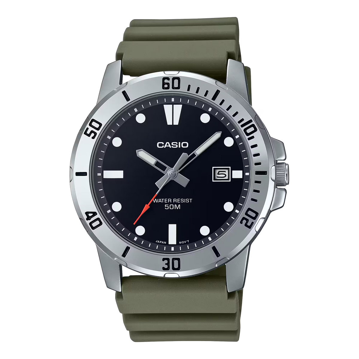 Casio MTP-VD01-3EVUDF Green Watch