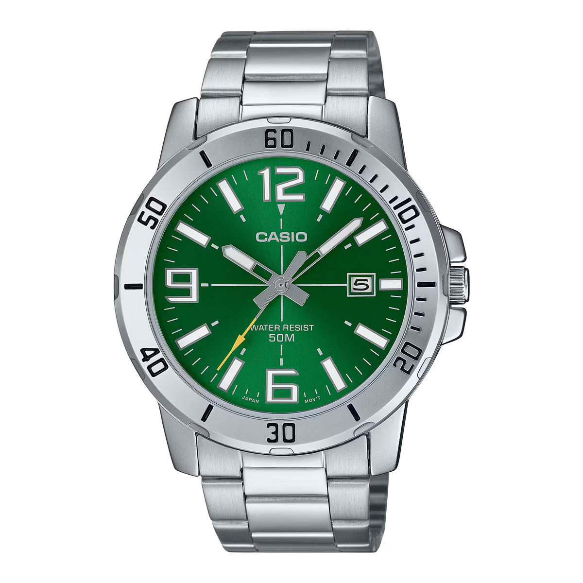 Casio MTP-VD01D-3BVUDF Green Steel Watch