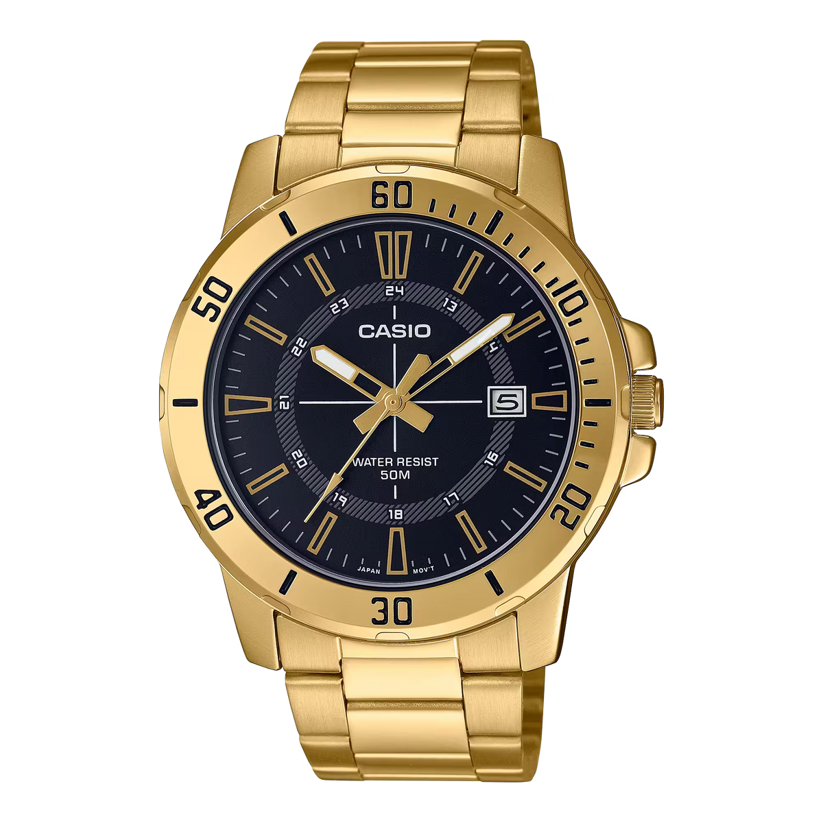 Casio MTP-VD01G-1CVUDF Gold Steel Watch