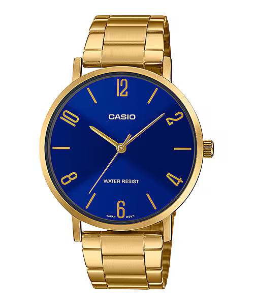 Casio MTP-VT01G-2B2 Gold Steel Watch