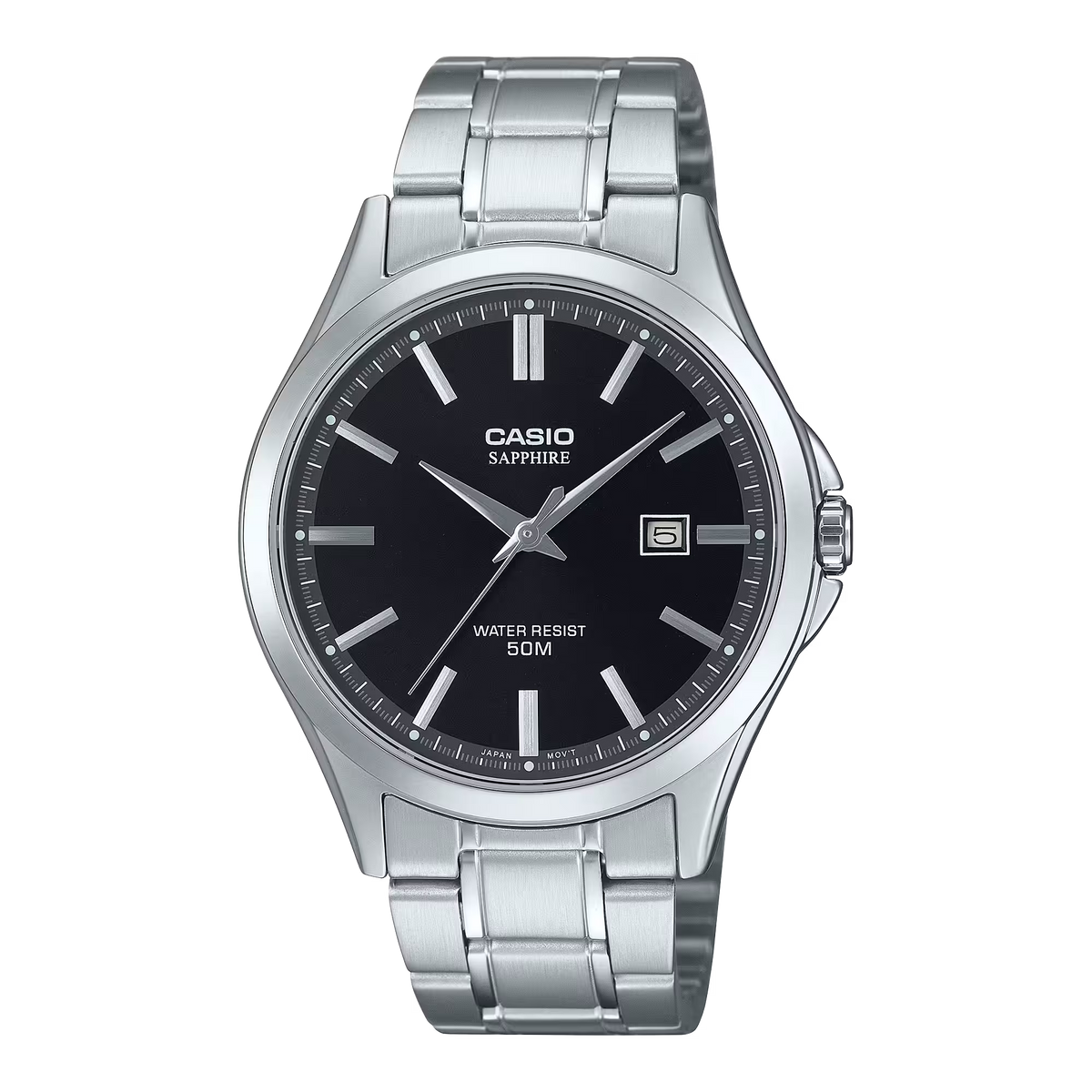 Casio MTS-115D-1AVDF Black Steel Watch