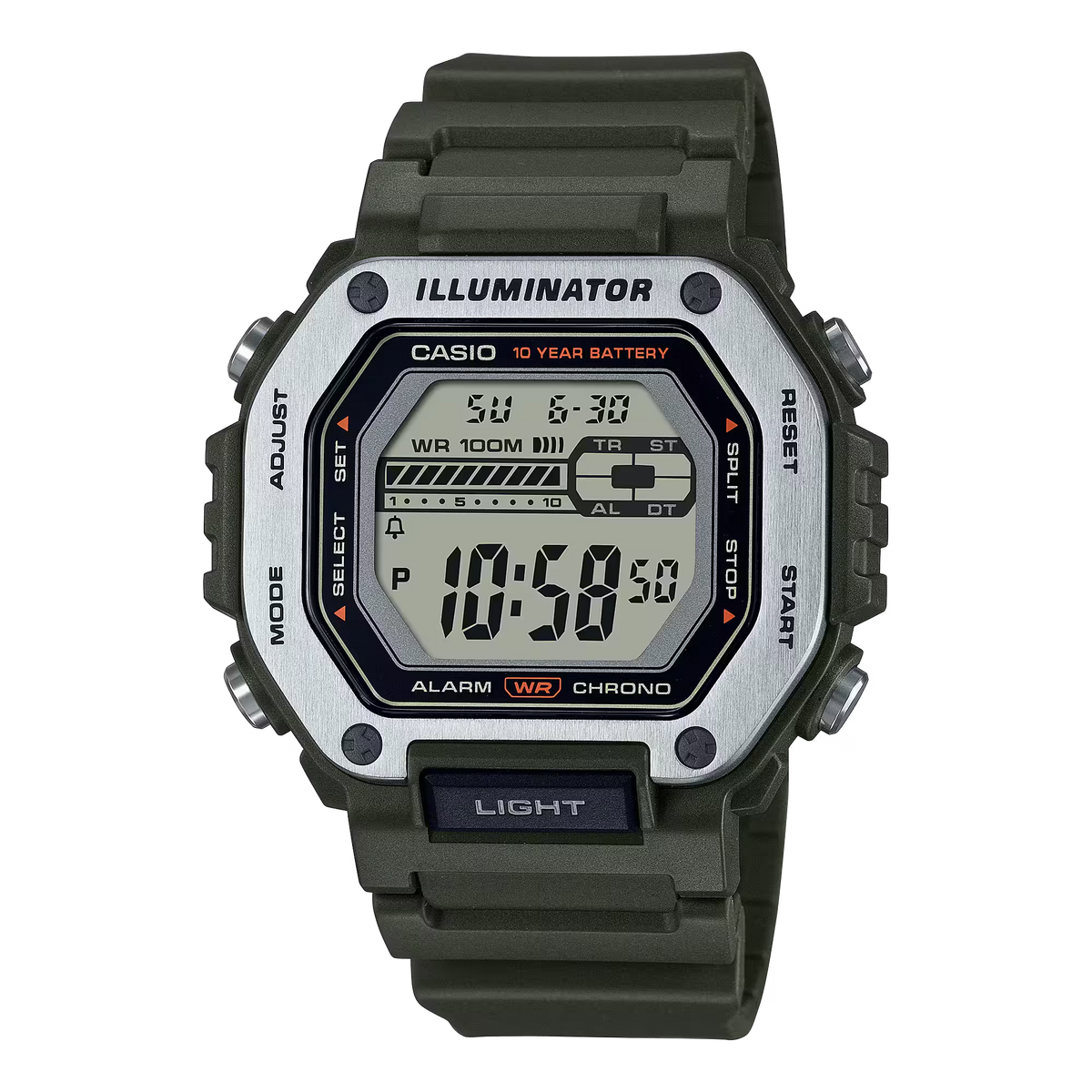 Casio MWD-110H-3AVDF Green Watch