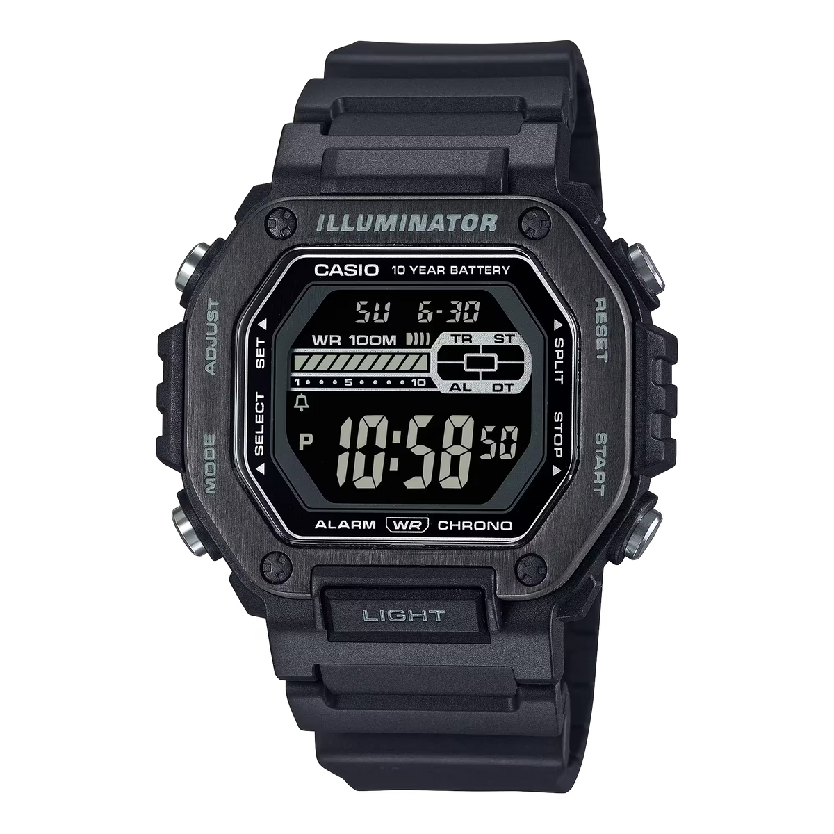 Casio MWD-110HB-1BVDF Black Fabric Watch
