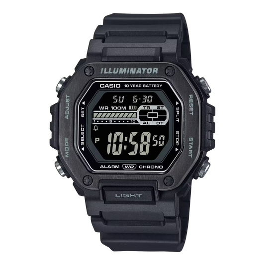 Casio MWD-110HB-1BVDF Black Fabric Watch