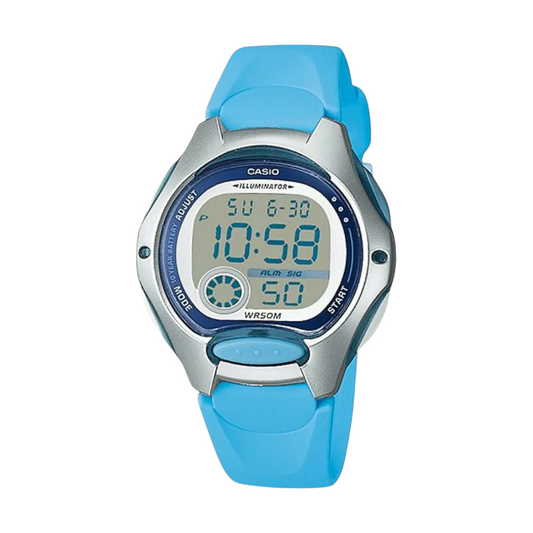 Casio Blue Analog Watch with Day-Date Display LW-200-2B