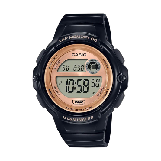 Casio Black Digital Sports Watch with 10-Year Battery and Water Resistance LWS-1200H-1A